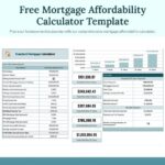 Calculator affordability mortgage excel spreadsheet browser return button back click