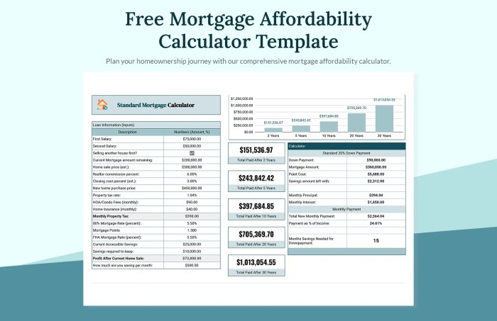 Calculator affordability mortgage excel spreadsheet browser return button back click